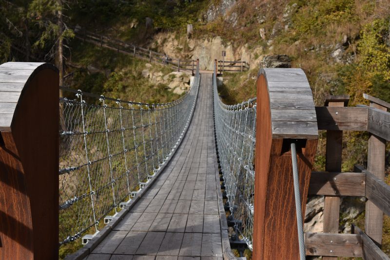 654 Ponte sospeso su corde Val de la&nbsp;Vecia